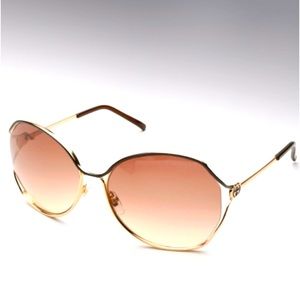 Gucci 2846S Gold oversized sunglasses